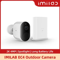 IMILAB EC4 Solar Outdoor Smart Camera Spotlight Battery Video Surveillance System Kit 4MP HD Wireless WiFi