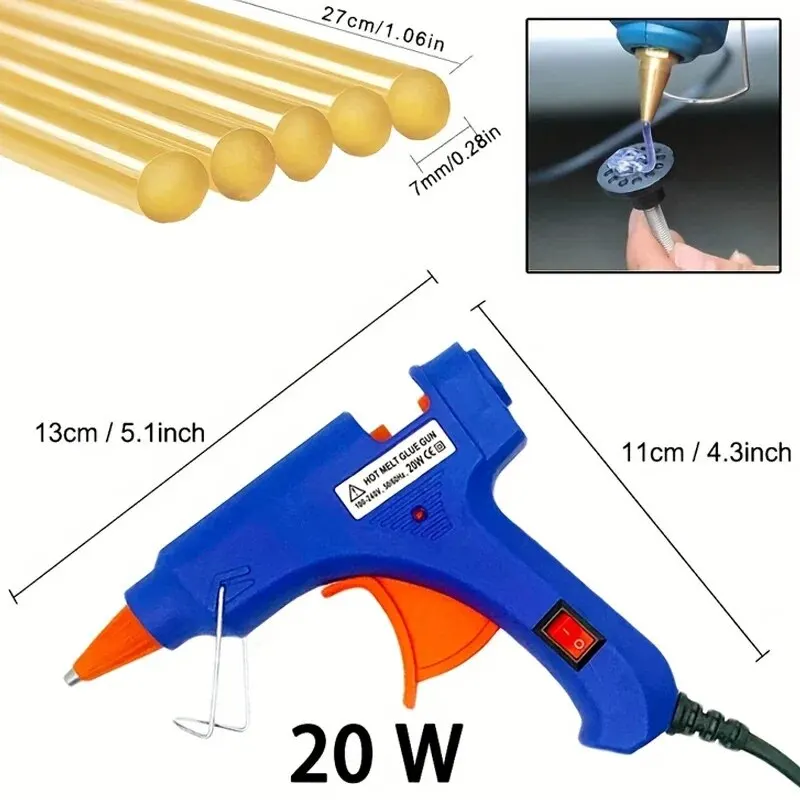 PDR Car Body Paintless Dent Repair Tools Dent Repair Kit For Auto Hail Pit Dent Puller With Glue Puller Tabs Removal