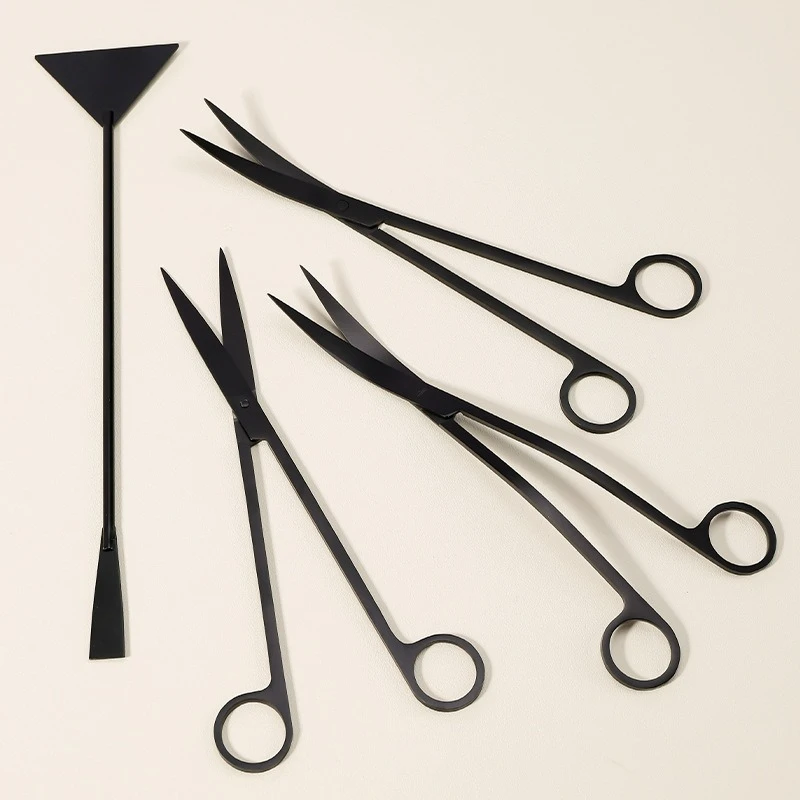 

Professional Aquascaping Tools - Extended Stainless Steel Tweezers & Flat Sand Shovel for Fish Tank