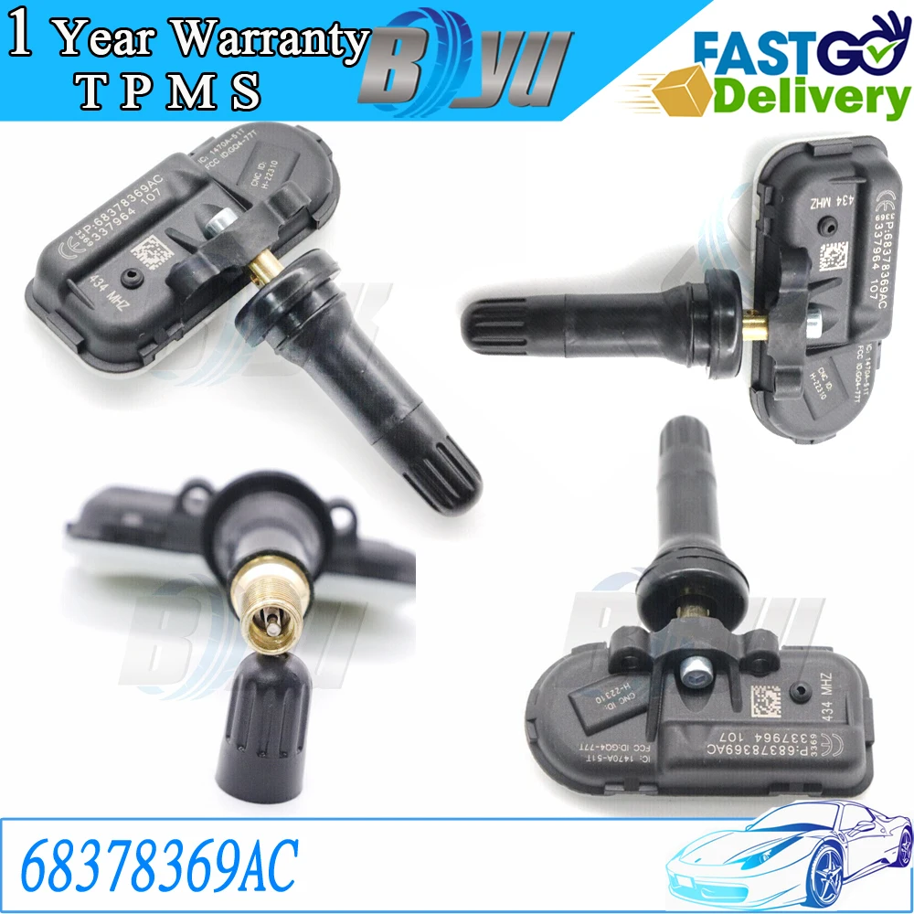 

68378369AC Car TPMS Tire Pressure Monitor Sensor For Dodge 68378369AB 68378369AE 434Mhz