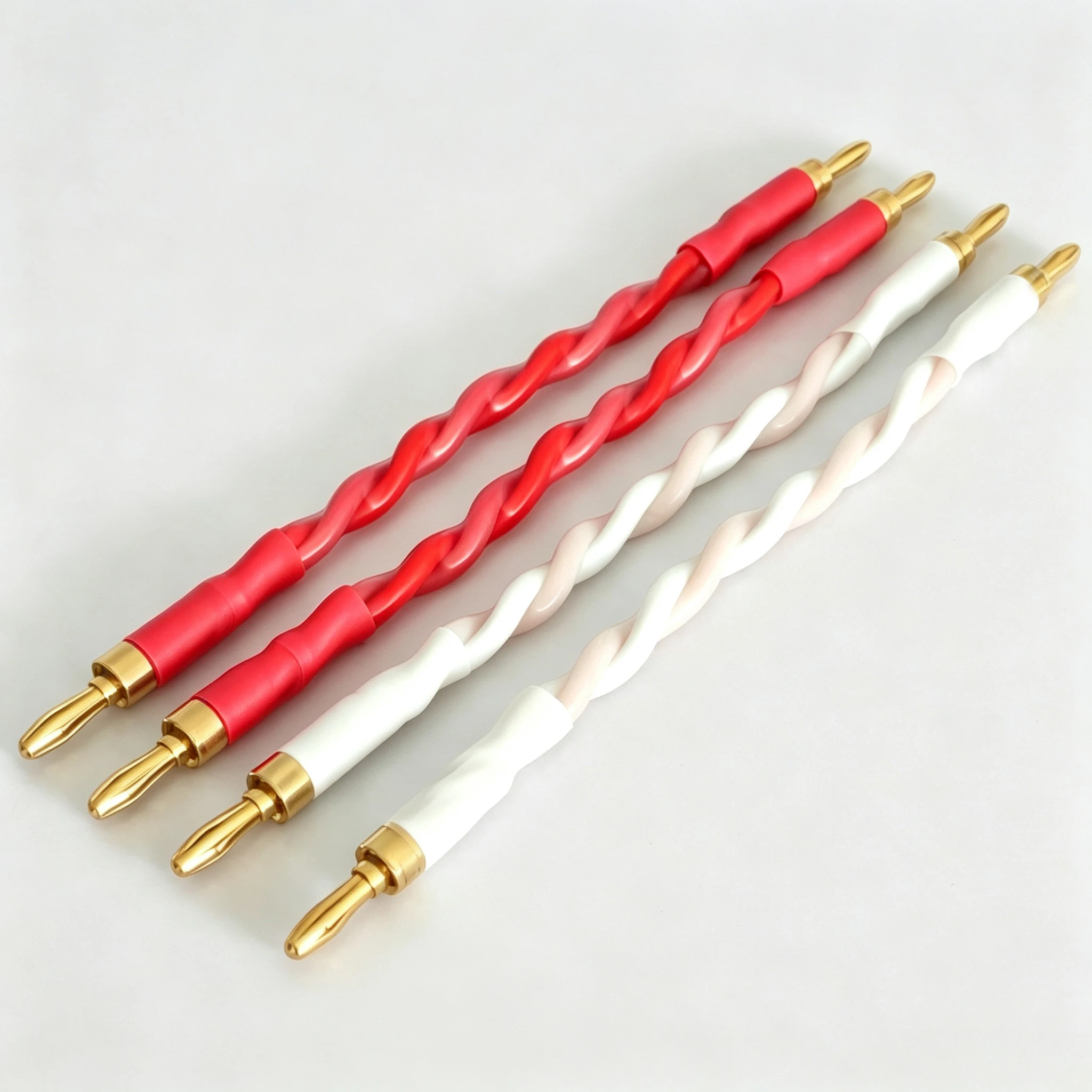 Kabel audio HiFi 4 szt. do połączenia głośników, (2,8 mm² x 4), złącza bananowe (Y) — zdjęcie produktu 3