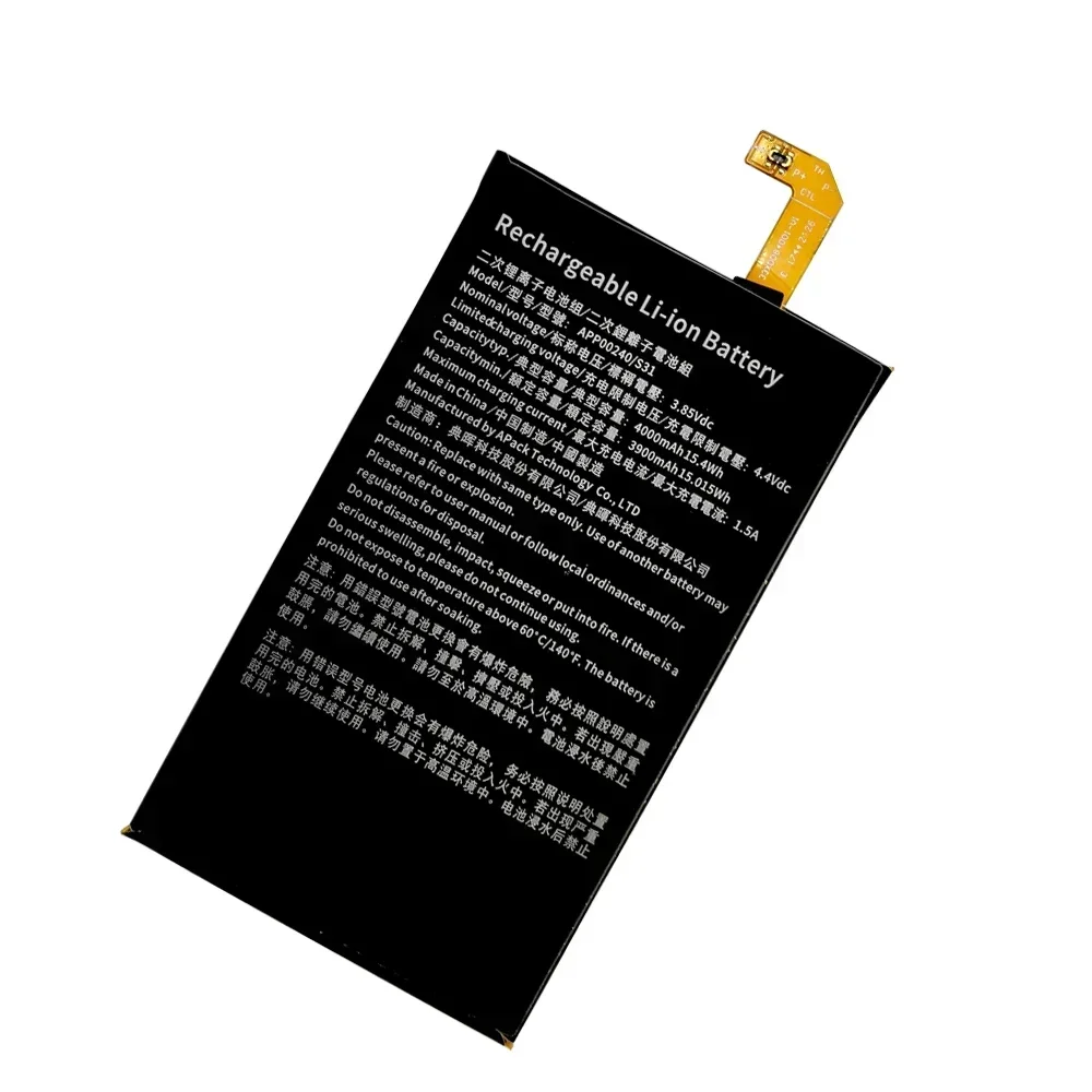 Battery APP00240 For CAT S31 4000mAh Mobile Phone Replacement Batteria Batterie For CAT S31 Accumulator AKKU with Tools
