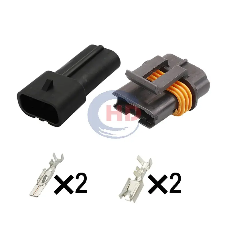 1-20 sets  2pin Metripack 630 Receptacle Connector Kit, ATO Fuse Connector 12034269 12033769