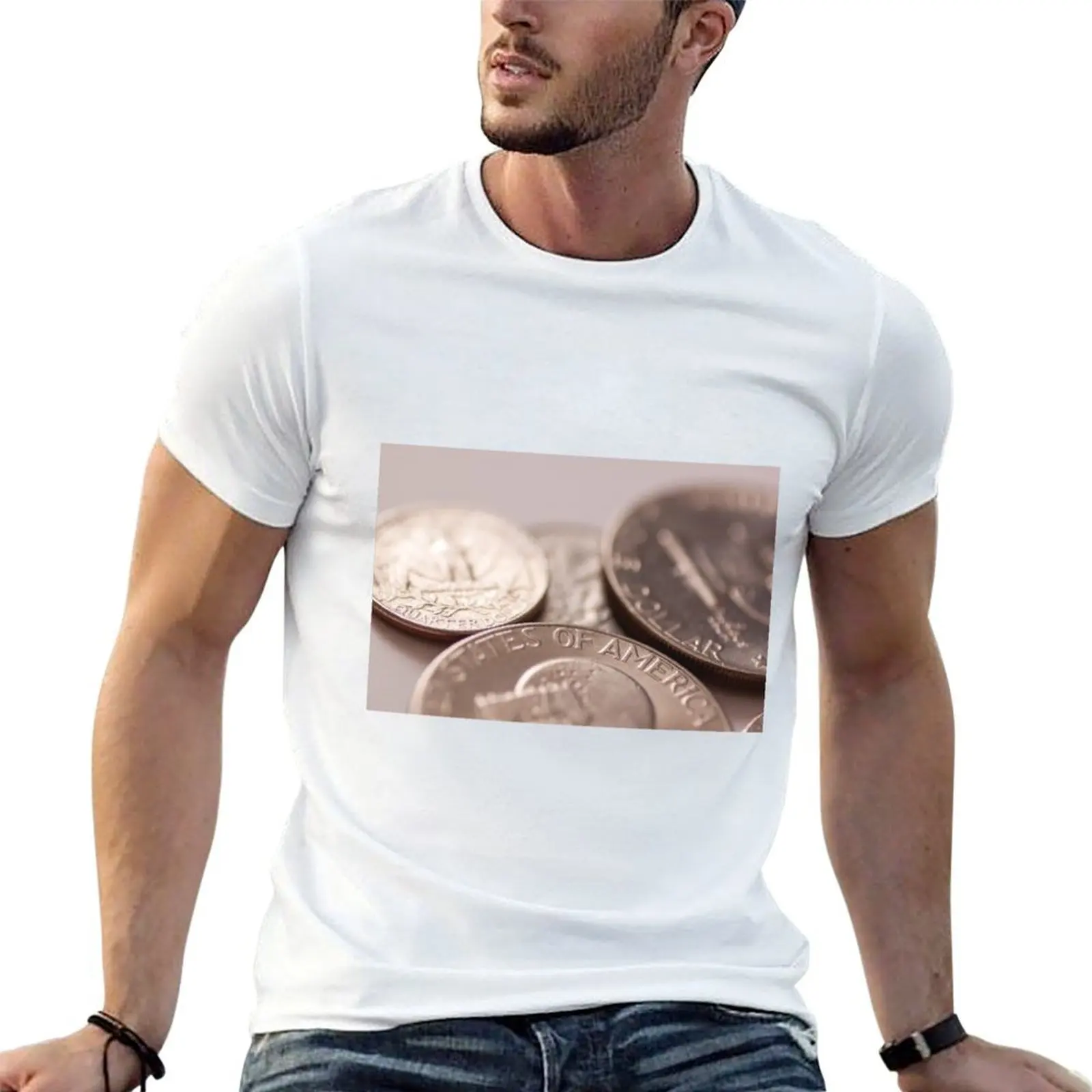 

QUARTER DOLLAR T-Shirt graphic t shirts for man man t shirts high quality luxury brand T-Shirt