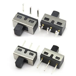 10PCS SS12D10 SS12D11 Toggle Switch 3Pin 1P2T Handle High 5mm Spacing 4.7mm SS12D10G5 Ibuw Straight / Curved