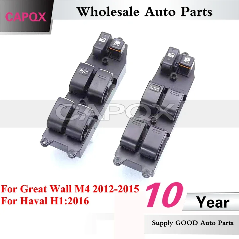 

CAPQX For Great Wall M4 2012-2015 Haval H1 2016 Window Lift Switch Electric Door Window Glass Lifter Control Regulator Button