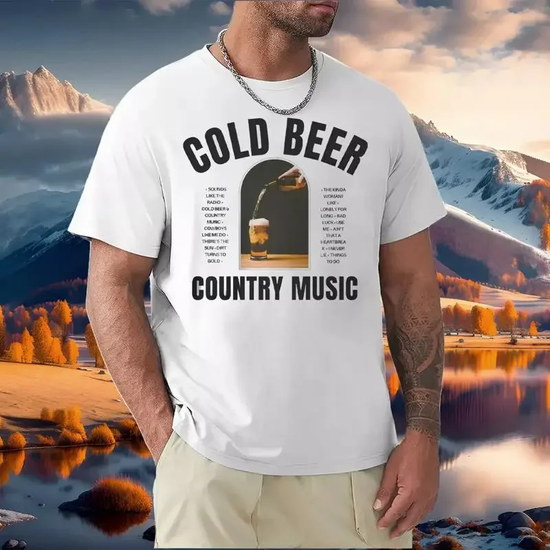 

Cold Beer And Country Music Zach Top 2025 Tour T Shirt S 4Xl