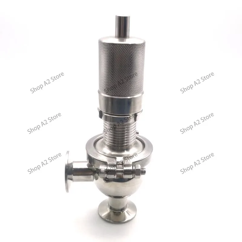 Sanitary Quick Installation Safety Valve Automatic Exhaust Pressure Relief Valve 304/316 Stainless Steel Relief Valve