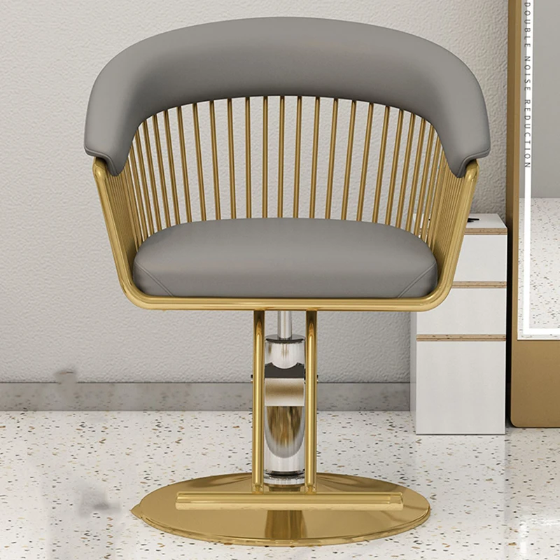 

CuttingSalon Chairs Hair Swivel Styling Beauty Stool Wash High Chair Swivel Sillas De Barberia Profesional Barber Furniture