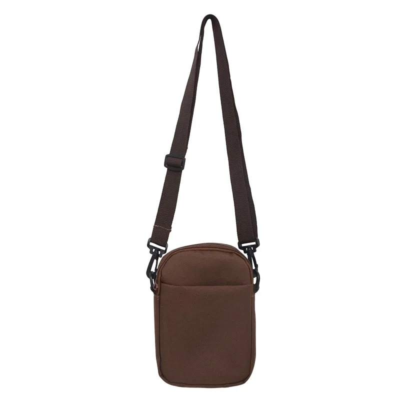 

Solid Color Mini Crossbody Bag - Compact Men's Shoulder Pack for Casual Outings Daily Use