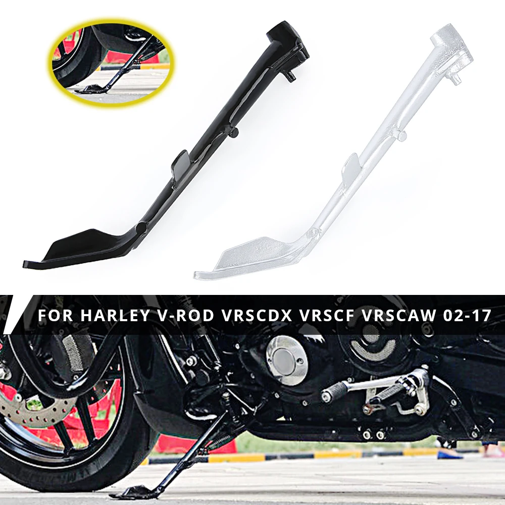 

Motorcycle Kickstand Side Kick Stand For Harley V-Rod V Rod VRSC VRSCA VRSCAW VRSCD VRSCDX Night Rod VRSCF Muscle 2006 2002-2017