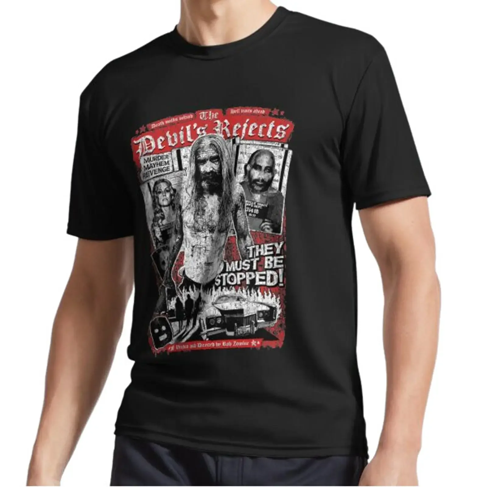New The Devils Rejects Logo T Shirt Funny Size S to 5XL vintage Washed designer clothes Versatile Stylish Casual Soft graphic