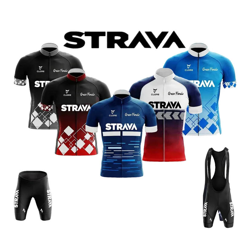 

Strava Summer Men Jersey Sets Ropa Ciclismo Para Hombre Cycling Sets Road Bicycle Cycle Jersey Free Shipping