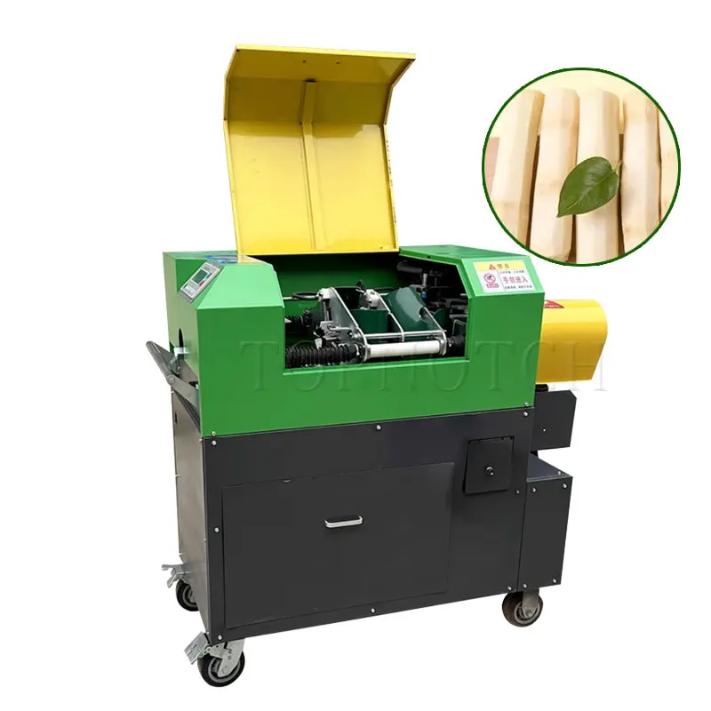 Máquina De Peeling De Cana, Descascador De Cana De Açúcar e Cortador
