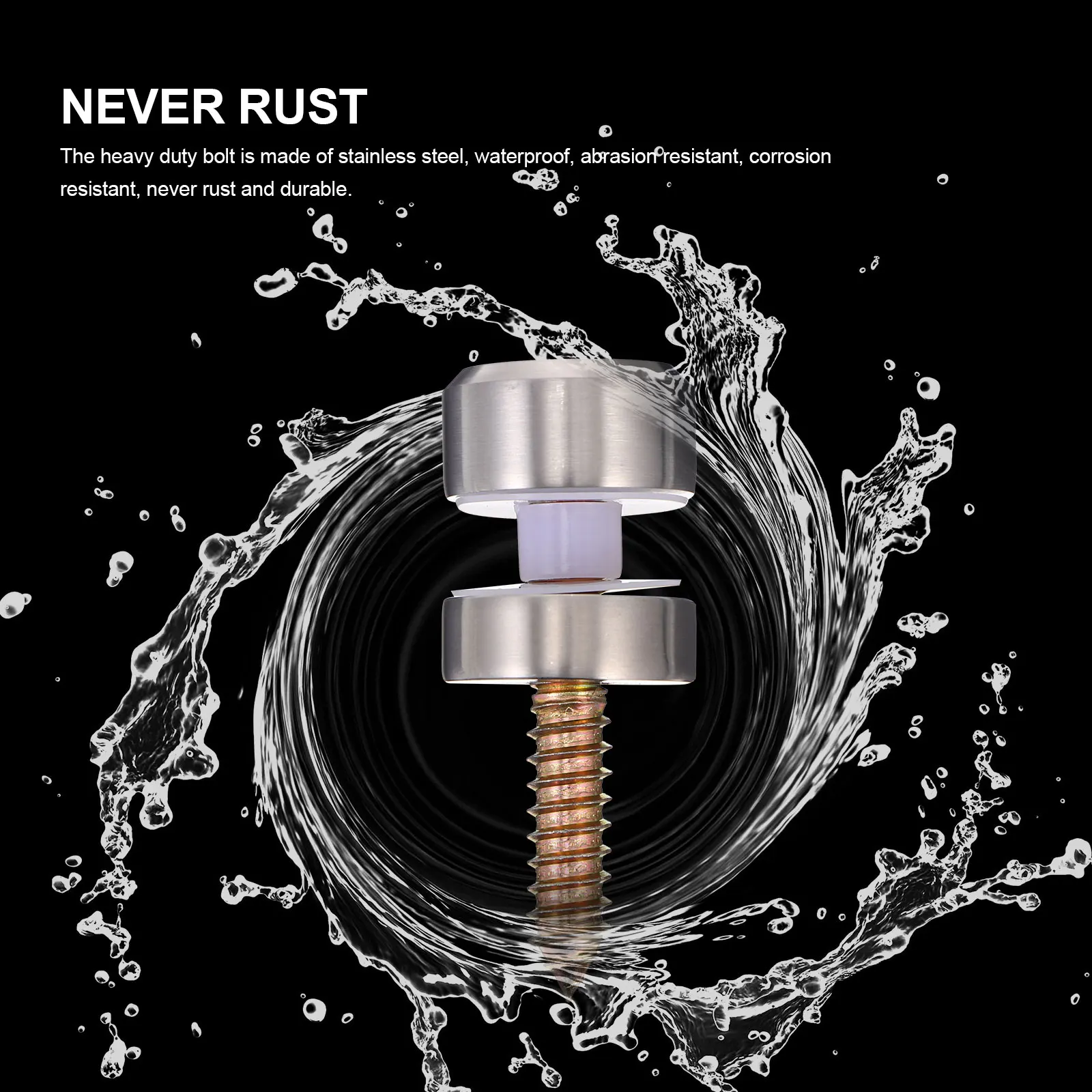 

1pc Stainless Steel Glass Fixing Screws Corrosion Resistant Durable Mounting Nails for Indoor Outdoor Advertising Boards Modern