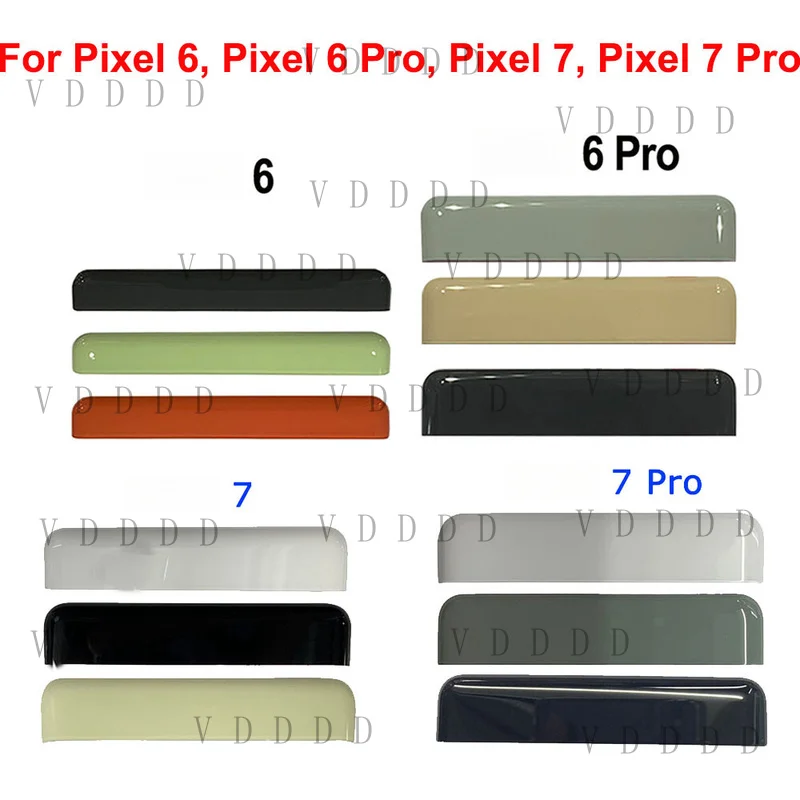 L... Rear Cover Glass Strips Battery Back Cover For Google Pixel 6 6Pro /Pixel 7 7Pro