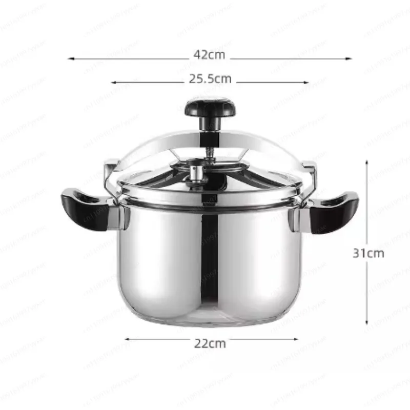 15L/20L/25L/30L/40L Ultra Large Capacity Stainless Steel 304 Pressure Cooker Explosion-proof and High-temperature Resistant