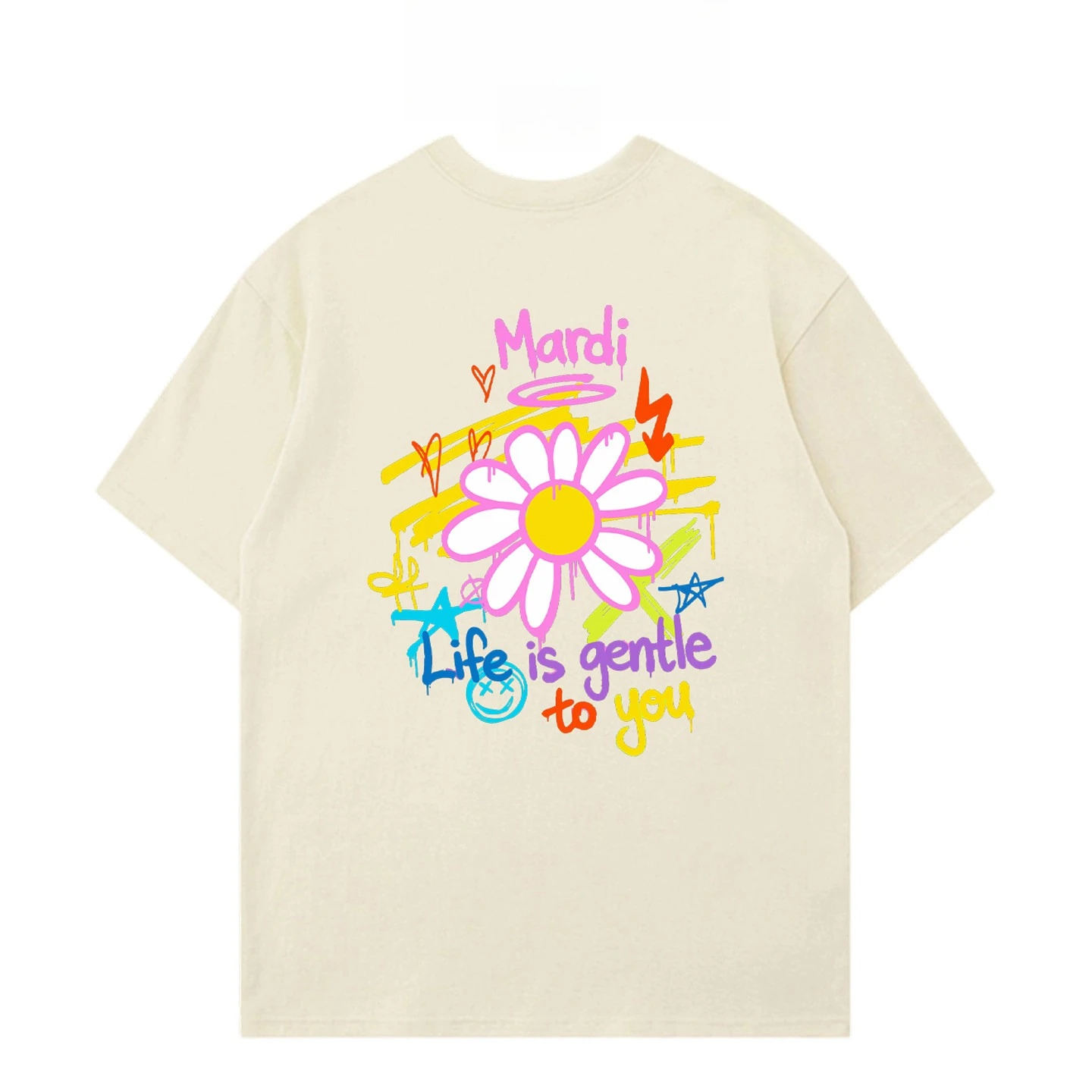 2026 New Summer Collection - Black and White Pure Cotton Short-Sleeved T-Shirt