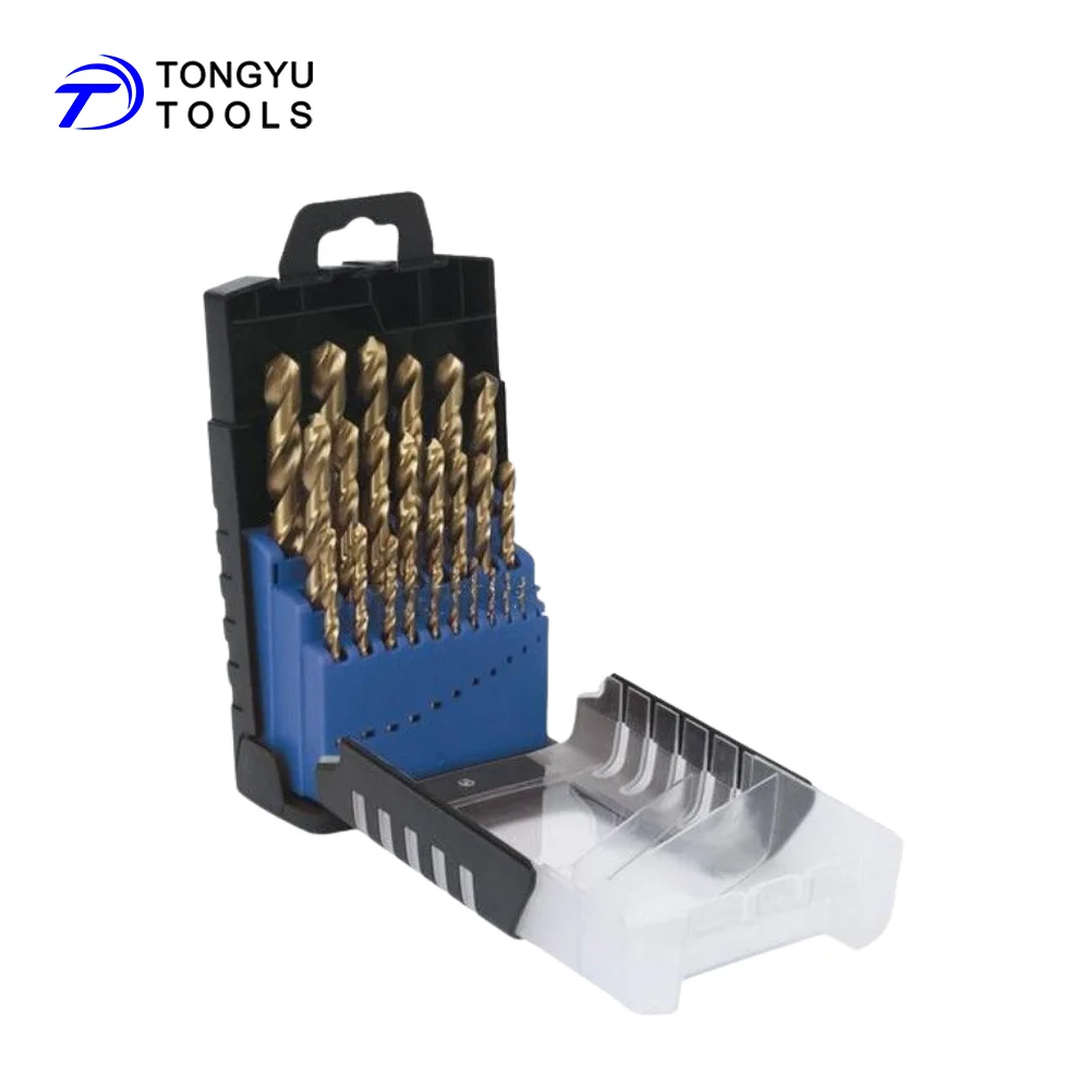 

25 Pcs 1-13mm M35 Cobalt Drill Bit Set, Heavy HSS Co 5% DIN338 Jobber Metric Bit for Stainless Steel Hard Metal Iron