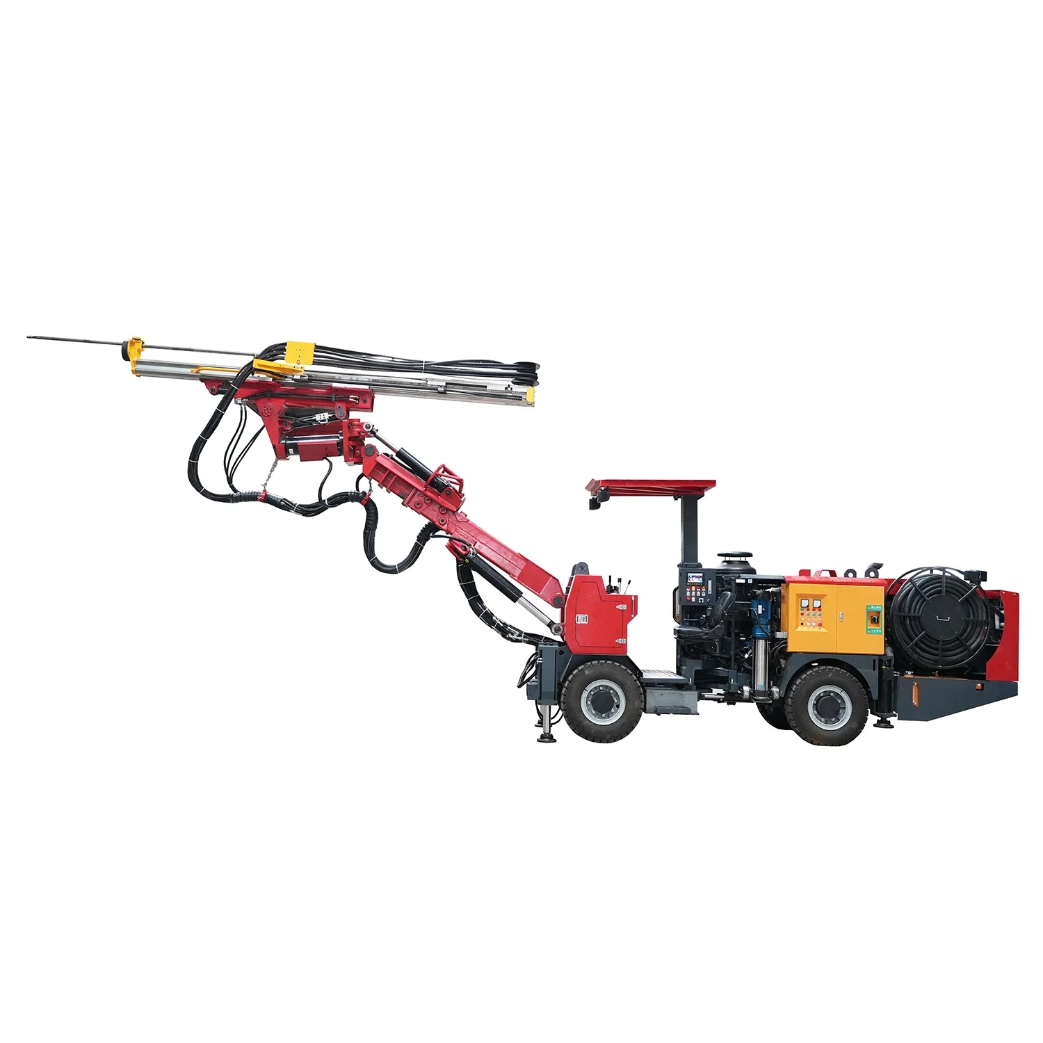 Heavy-Duty Diesel Hydraulic Jumbo Rotary Drilling Rig For Underground Construction And Ore Mining