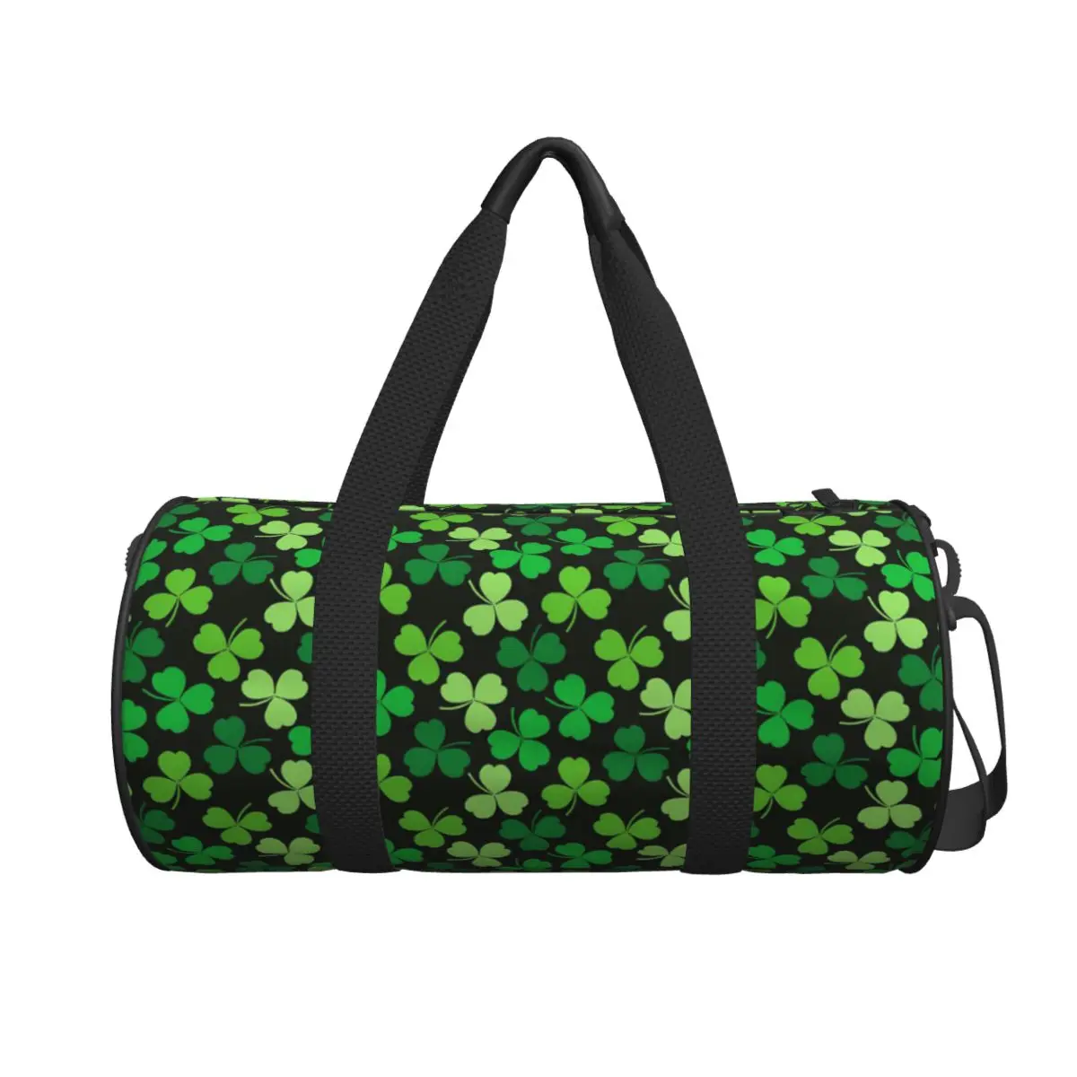

Спортивная сумка на день Святого Патрика с узором трилистника, водонепроницаемые спортивные сумки с обувью, тренировочная сумка, винтажная сумка для фитнеса для пары