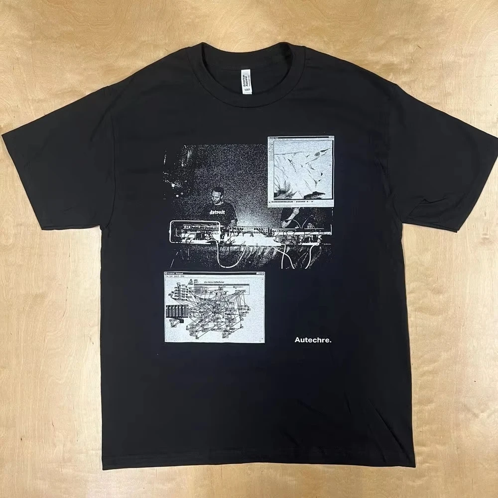 

Футболка Autechre Fans Art, простой дизайн, модная, модная, высококачественная, подходит для мужчин и женщин, универсальный уличный топ