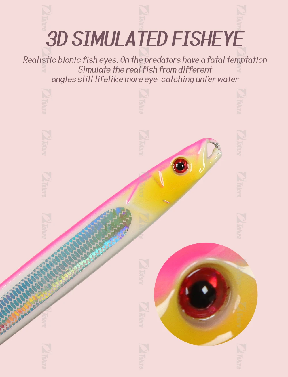 TOLU NEUE schnell sinkende Metall-Jig 100 g, 150 g, 180 g, 200 g, 250 g, 300 g, langer Wurf, schnell sinkende Herbst-Jigs, Salzwasser-Tiefsee-Angelköder – Detail 4
