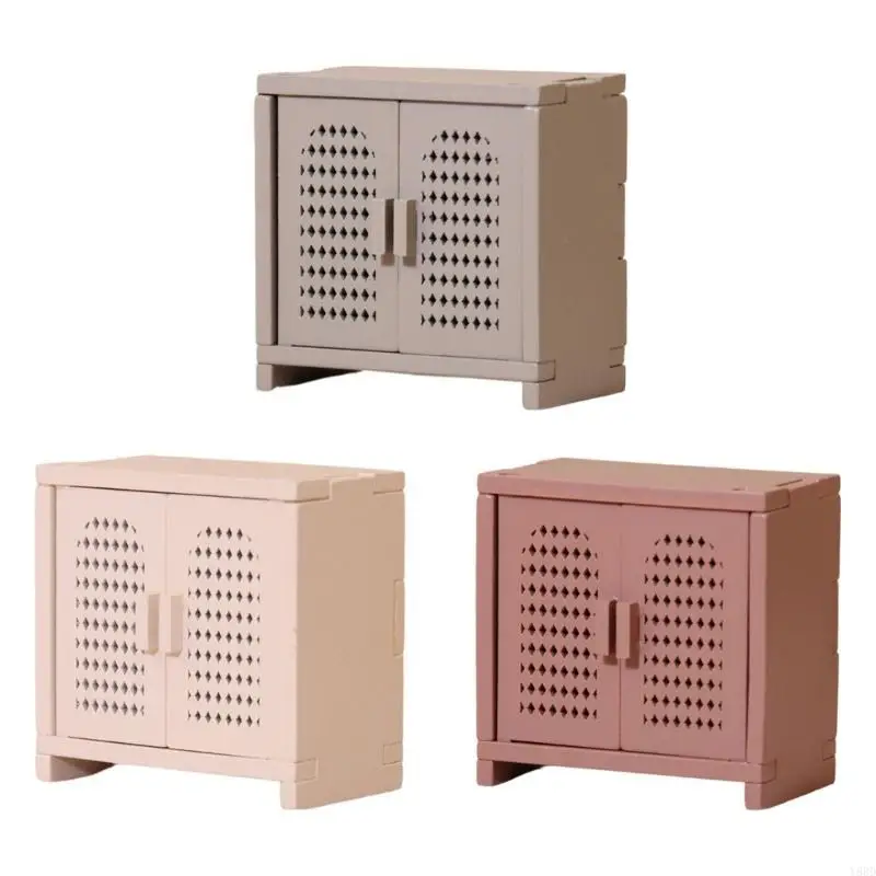 

Y88D реалистичный миниатюрный шкаф кукольный дом дисплей сцена мебель реквизит для фотографий