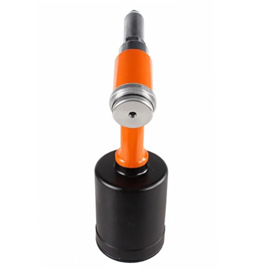 Air Rivet Gun 1/4 Inch Heavy Duty Pneumatic Hydraulic Rivet Tool in Silver with High Efficiency and Durable Design for Industri