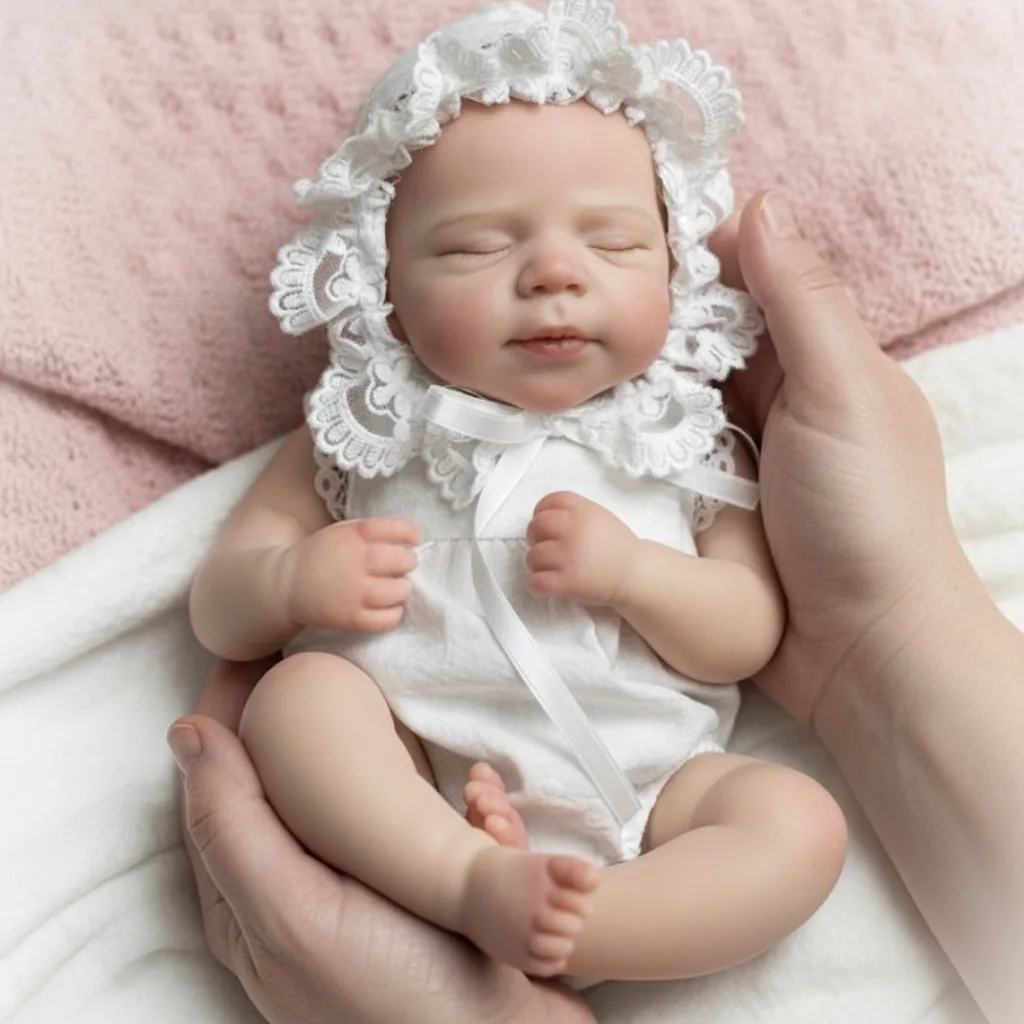 

Saskia 13-дюймовая мягкая силиконовая кукла реборн Pascale Bebe для девочек, ручная работа, кукла для новорожденных, игрушка для подарков на день рождения