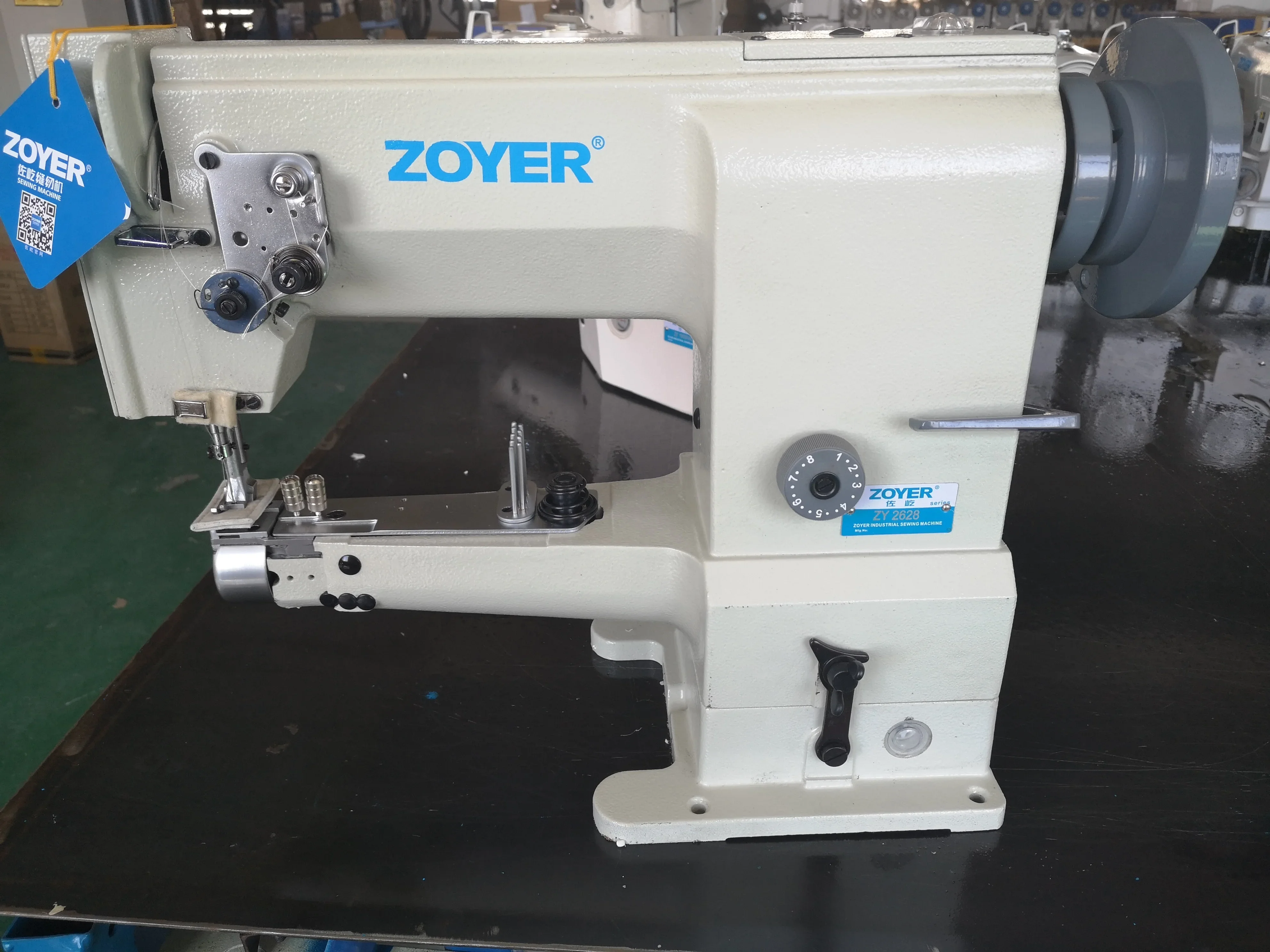 ZY2628 Zoyer Cylinder-Bed Compound-Feed Heavy Duty Big Hook Industrial Sewing Machine