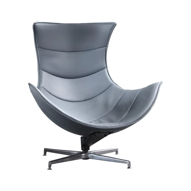 

Italian minimalist single sofa chair hotel creative apartment living room nap balcony leisure