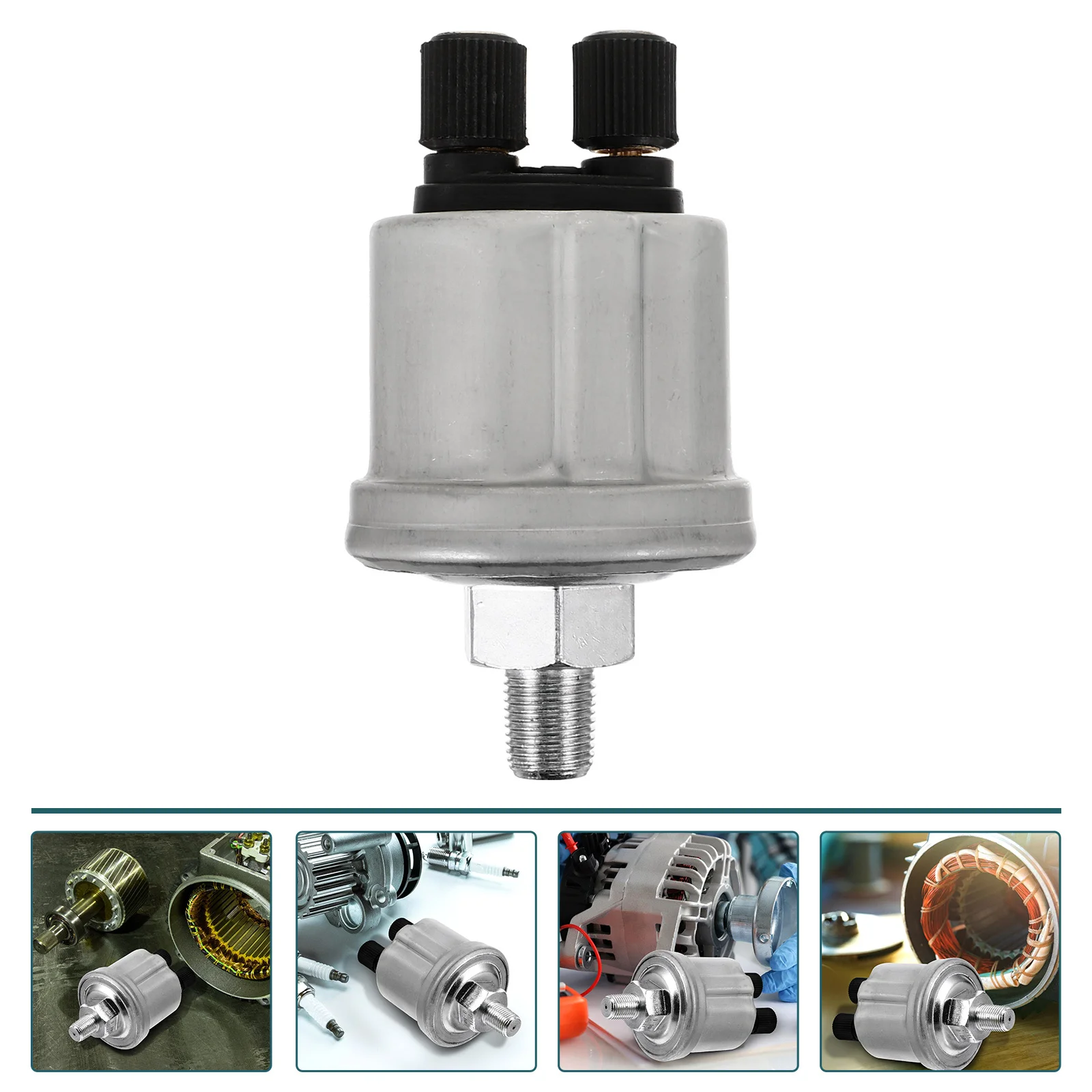 

Oil Pressure Sensor Solid Metal Durable Reliable Accurate Engine Oil Pressure Sending Unit Car Accessory Car Accessory