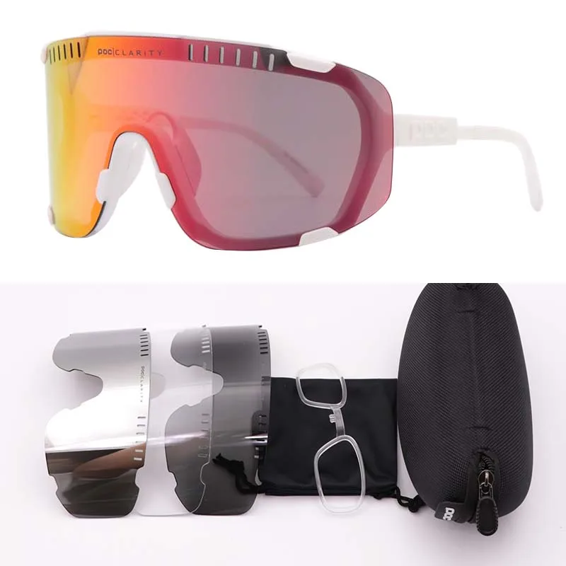 POC Devour Photochromatische Fahrradbrille Rennradbrille Winddicht UV400, MTB Anti-Fog-Brille mit Nasenpolster – Detail 11