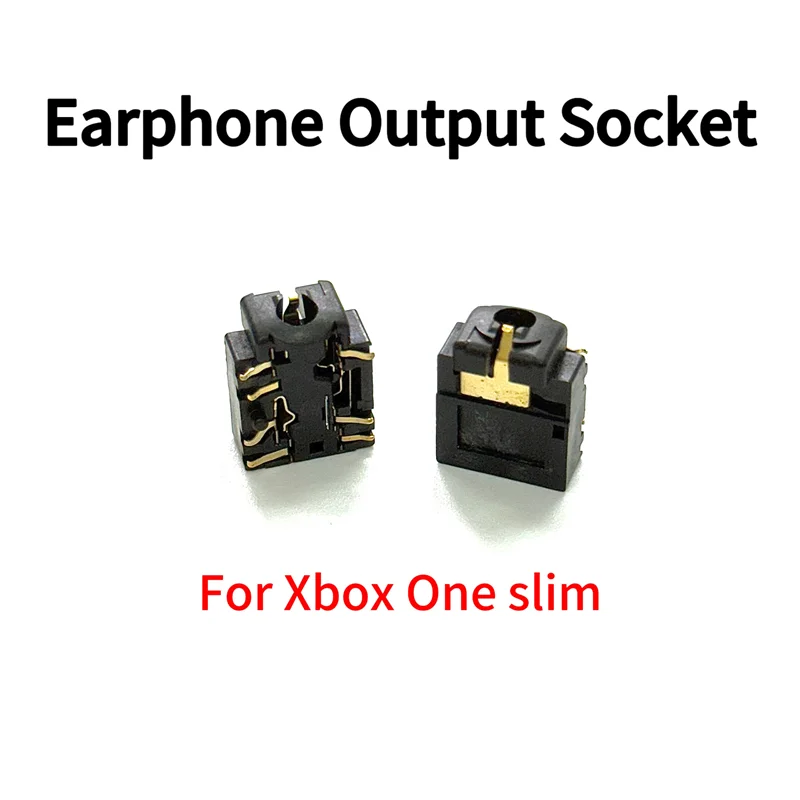 

100pcs/lot Original New 3.5mm Audio Output Headphone Socket for Xbox One S Slim Earphone Jack for Xbox One Slim Controller