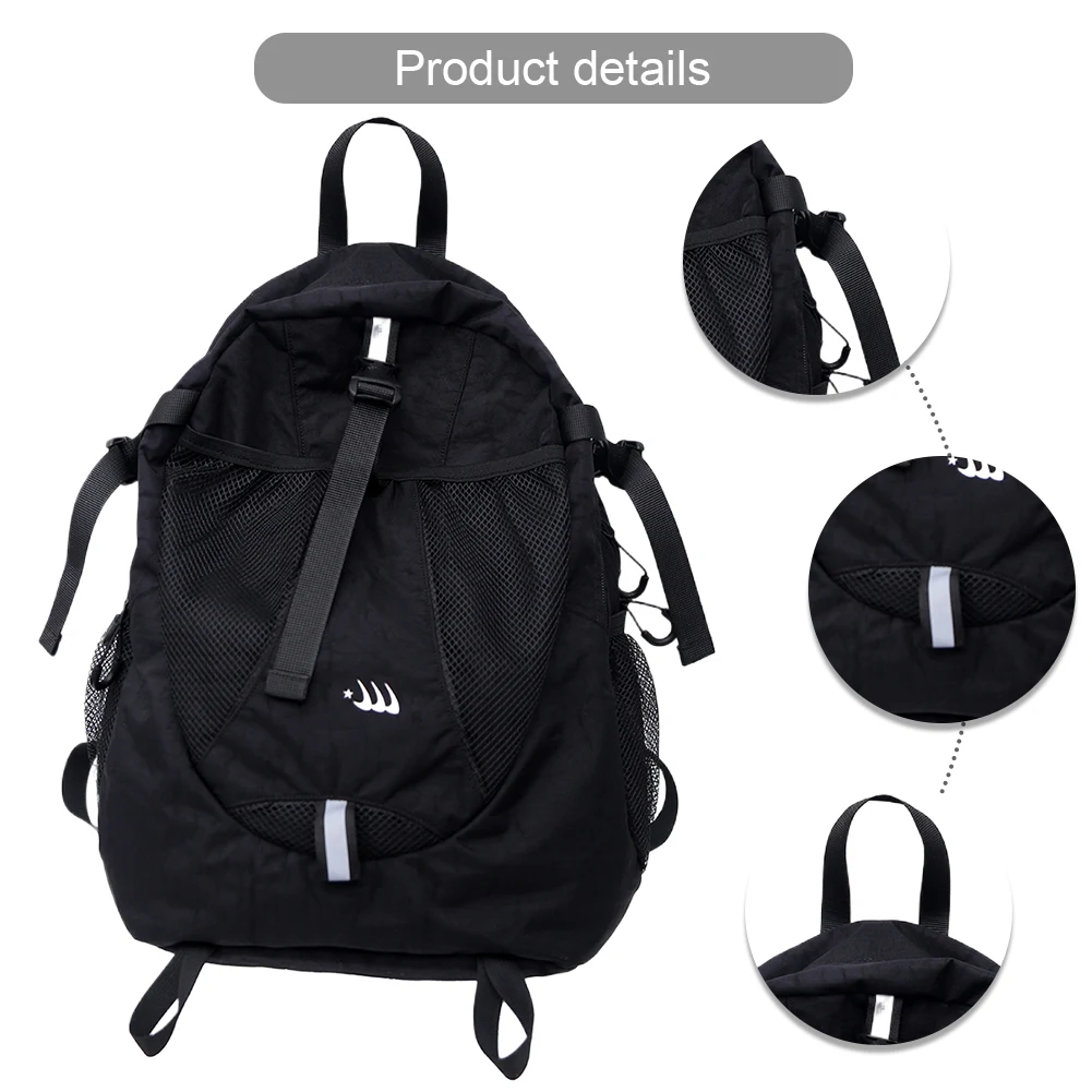 

Casual Travel Daypack Nylon Hiking Backpack Large School Bag Lightweight for Women and Men