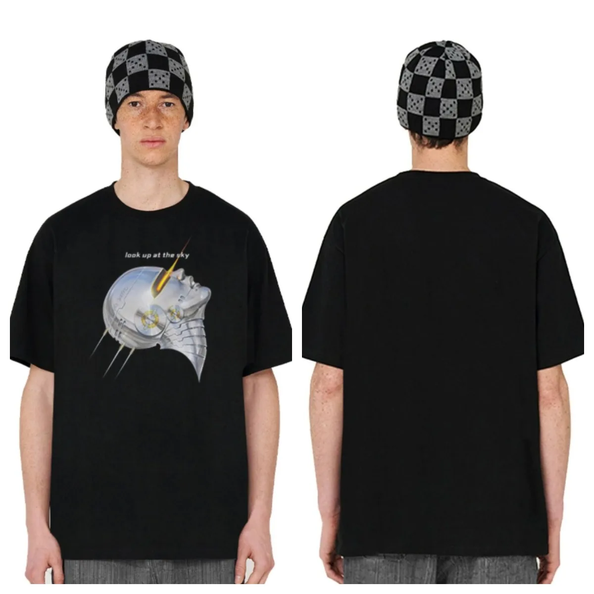 

Мужская и женская футболка Empty Mountain Base с принтом Ns, модная свободная американская футболка в стиле ретро с короткими рукавами из чистого хлопка