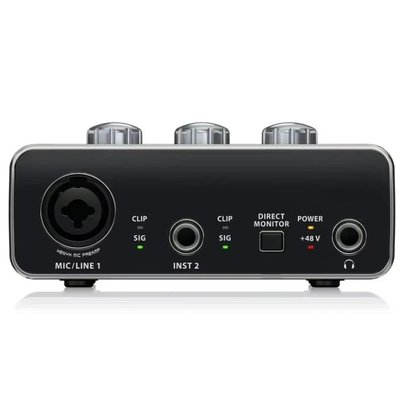 USB External Sound Card Microphone Amp Audio Interface for Live Recording Compatible with UMC22 UM2