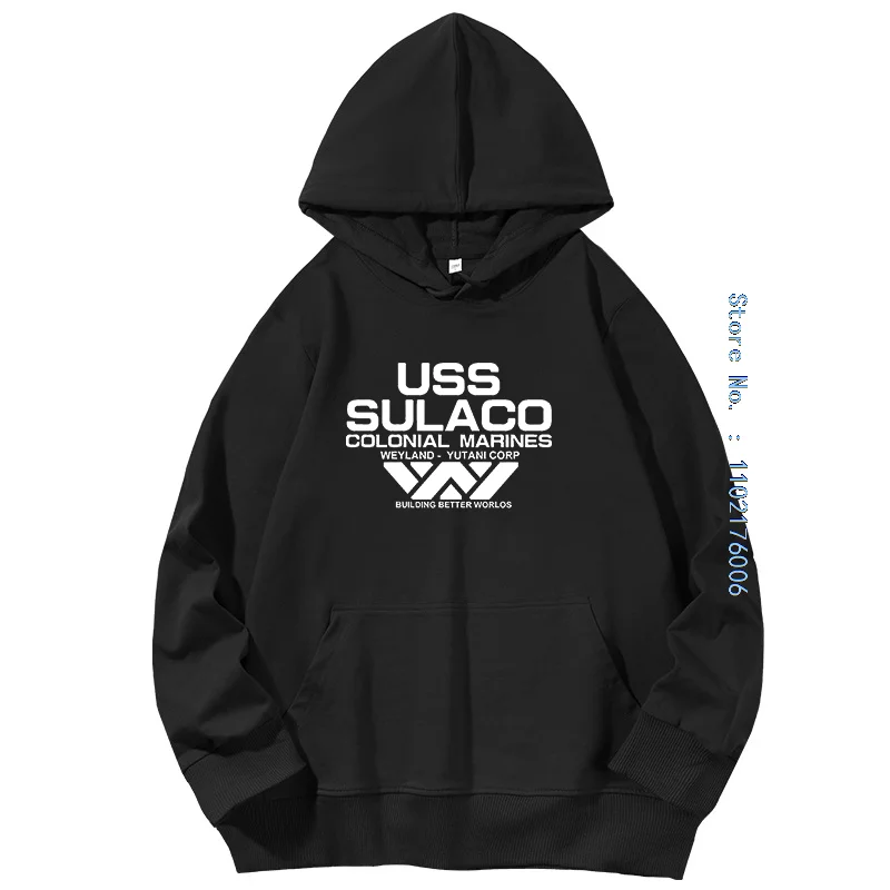 Uscss Nostromo Hoodies Alien Uss Sulaco Colonial Marines Funny Graphic Hooded Sweatshirts Spring Autumn Pullovers Male Clothes