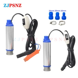 Portable Electric Pump Submersible Pump Pumping Car Diesel Oil Water Wine Transfer Pump Camping Fishing Pump 12V24V 100/180/260W