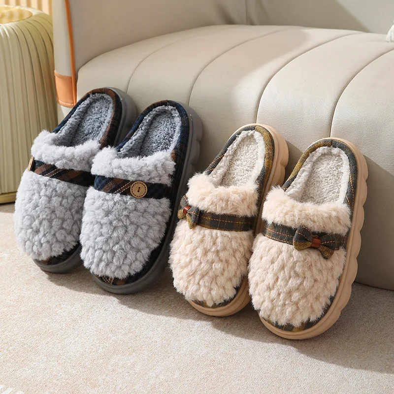 

Шлепанцы мягкие льняные для мужчин и женщин, симпатичные теплые домашние тапочки, сланцы для дома, с мехом, плоская подошва, для Дуду, весна-лето