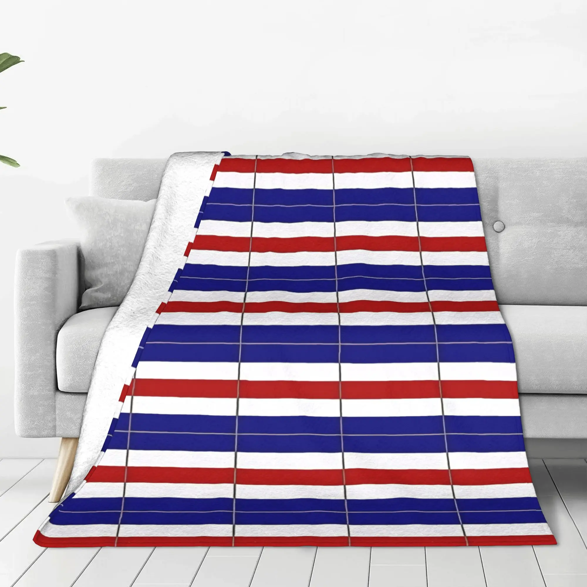 1PC Home Cute Room Decor C Signal Blanket Throw Blanket Nautical Color Novelty Warm Blanket All Season