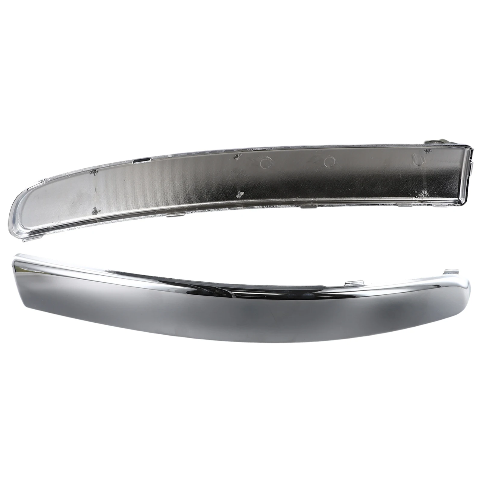Car Exterior Upgrade Electroplated Silver Plating Front Bumper Lower Trim Electroplated Silver Plating Exact Fit For 2007-2015