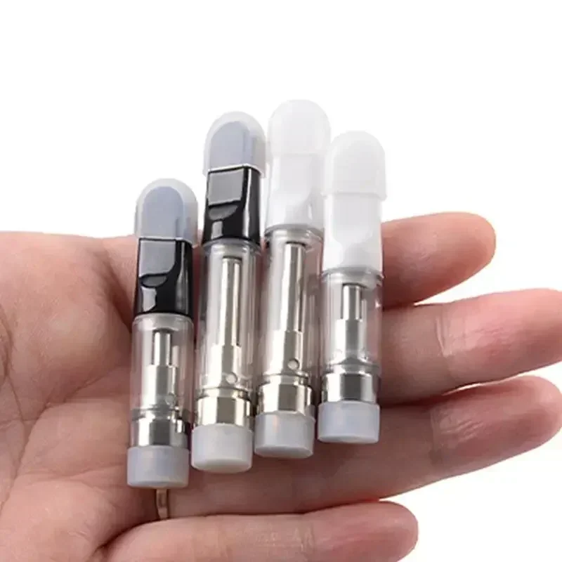 Th205 CC-ell Ceramic Coil Vape Cartridges Carts 510 Thread 0.5ml 1.0ml Glass Tank Atomizer for Thick Oil Electronic Cigarettes