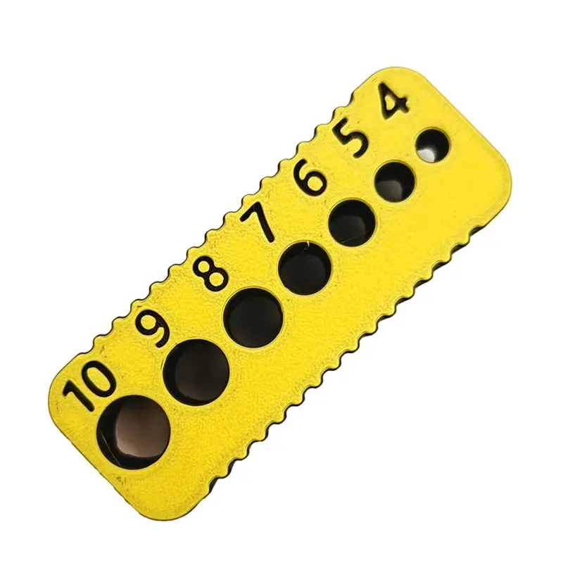 RABIT AS59~ 2X Metric Drill Guide - 90-Degree Vertical Drilling Jig For 4Mm To 10Mm Drill Bits Black & Yellow
