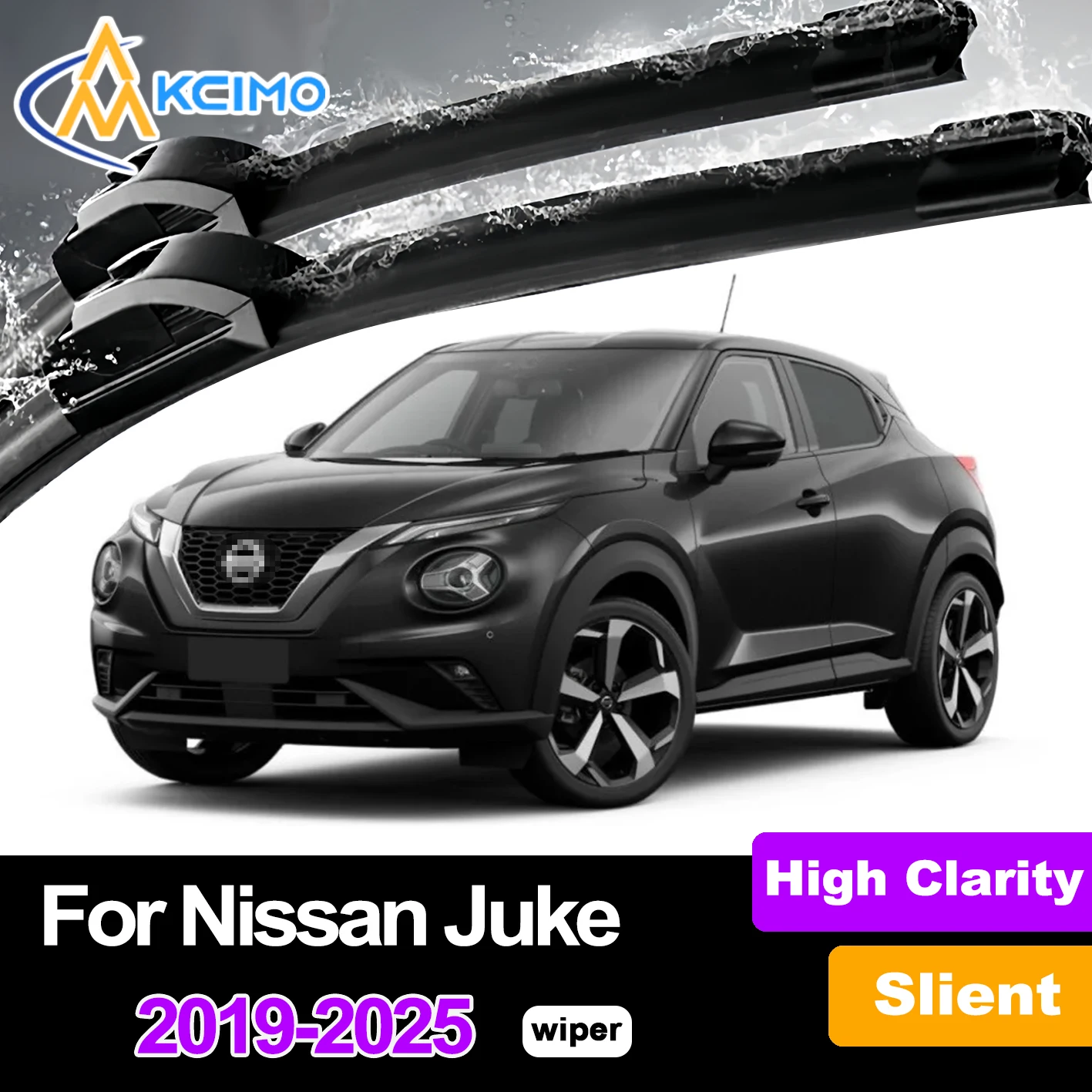 

Kcimo Front Windshield Wiper Blades For Nissan Juke F16 2019-2025 Windscreen Window Car Accessories 2020 2021 2022 2023 2024