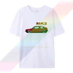 T-Shirt White Germany Classic Legend Car Golf Gti Red Mk2 Summer 2019 Cotton Men Fashion Style Fitness Brand Movie T Shirt