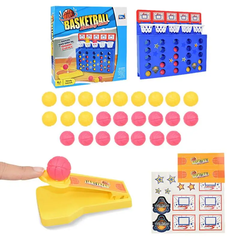 

Desk Basketball Table Top Basketball Catapult Game Parent-Child Interactive Party Board Game For Adults Kids Family Party Favors