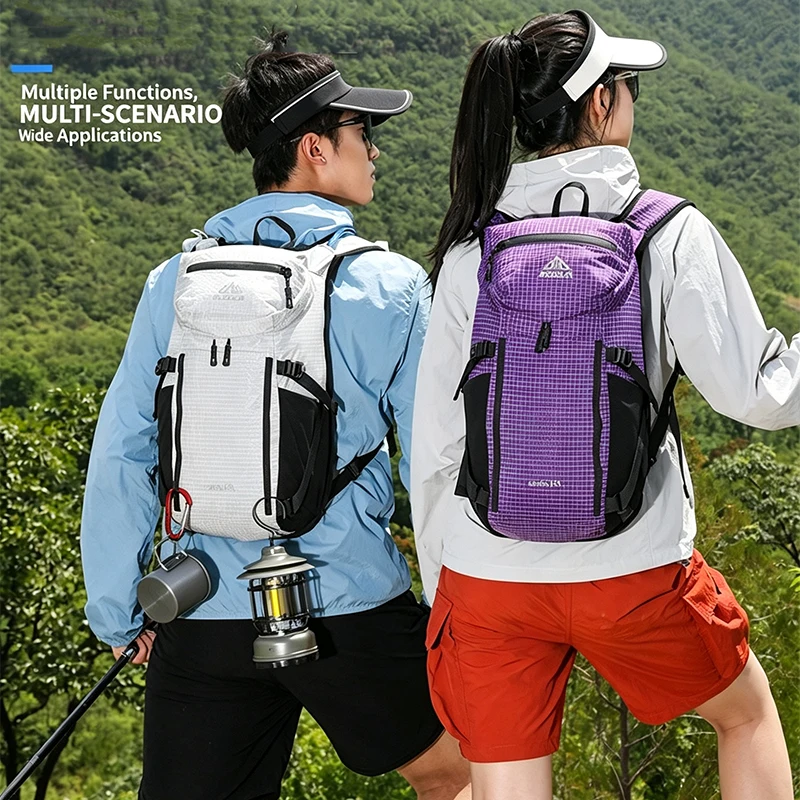 15L Cycling Backpack Lightweight Waterproof Hydration Backpack Running Bag Outdoor Sport Bag for Climbing Travel Hiking