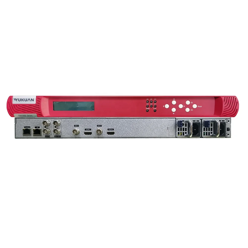 Cable Digital Headend for 1 Channel SDI for to IP ASI H.264/MPEG-2 VBR/CBR HD Encoder with Web-based NMS